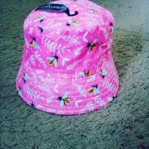 NWT Pink Bumble Bee Juncture Bucket Hat !!!!!